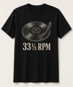 33⅓ RPM Vinyl Turntable Unisex T-Shirt