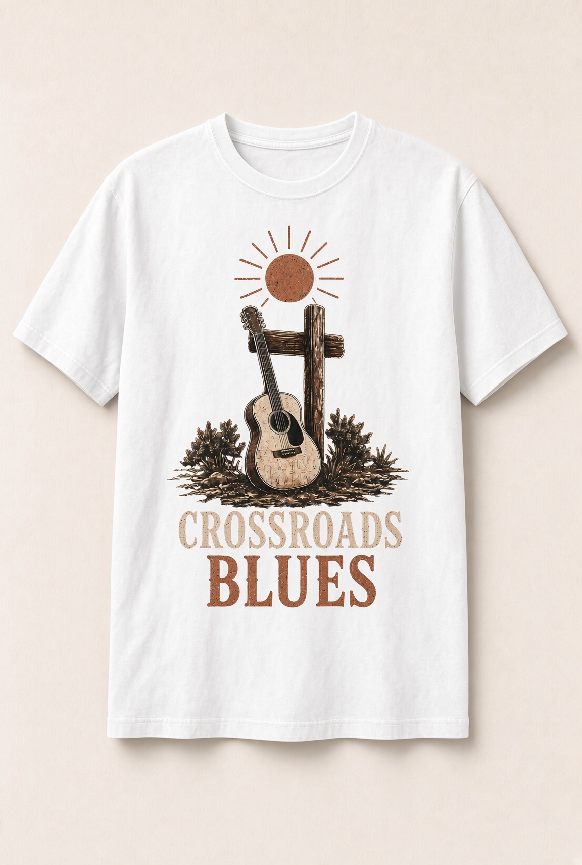 Popscene House Crossroads Blues Unisex T-Shirt - Image 2