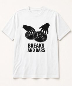 Alternative view of Breaks and Bars DJ Turntable Unisex T-Shirt