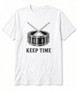 Alternative view of Keep Time Snare Drum Unisex T-Shirt