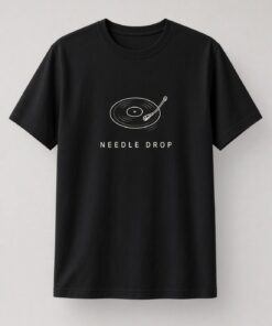 Needle Drop Minimalist Turntable Unisex T-Shirt