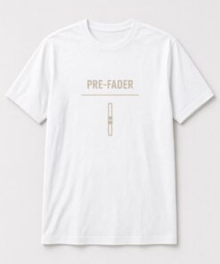 Alternative view of Pre-Fader Mixing Console Unisex T-Shirt