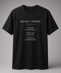 Quiet Verse Poetry Unisex T-Shirt