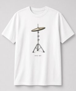 Ride Out Cymbal Stand Unisex T-Shirt - Image 2