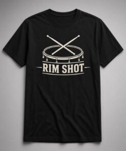 Rim Shot Snare Drum Badge Unisex T-Shirt