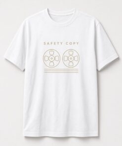 Safety Copy Tape Reels Unisex T-Shirt - Image 2