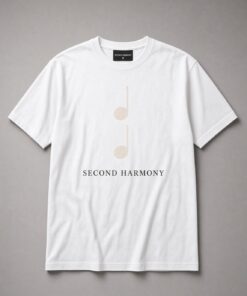 Second Harmony Music Notes Unisex T-Shirt - Image 2