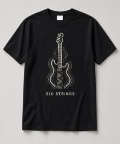 Six Strings Electric Guitar Unisex T-Shirt