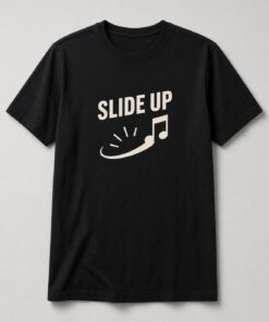 Slide Up Music Note Unisex T-Shirt
