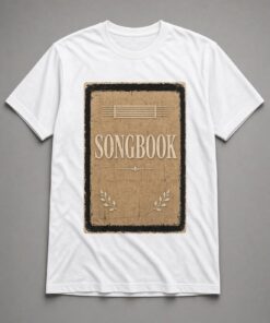 Songbook Vintage Book Cover Unisex T-Shirt - Image 2